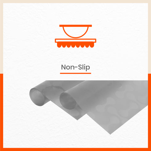 VIDA Multipurpose Abstract Texture Fridge Mats |Grey (45 cm X 30 cm 425 GSM)
